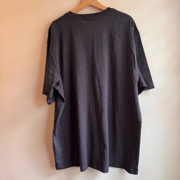Carhartt T-Shirt Men's XL Dark Gray Loose Fit Short Sleeve Pocket tee - Picture 2 of 6